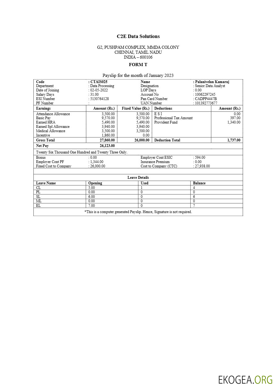 Modèle de fiche de paie C2E Data Solutions aux formats Word et PDF.pdf, 1